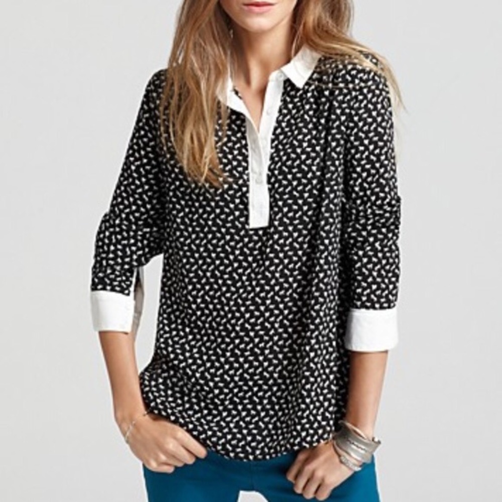 Free People boyfriend blouse